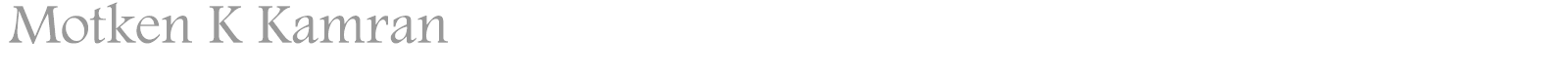 Motken K Kamran font preview